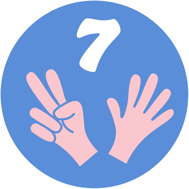 septiņi (septiņas)